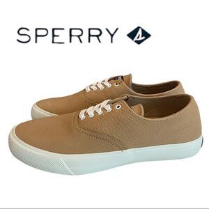 NEW Sperry Men's Captain's CVO Washable Tan Shoes Sneakers 8.5
